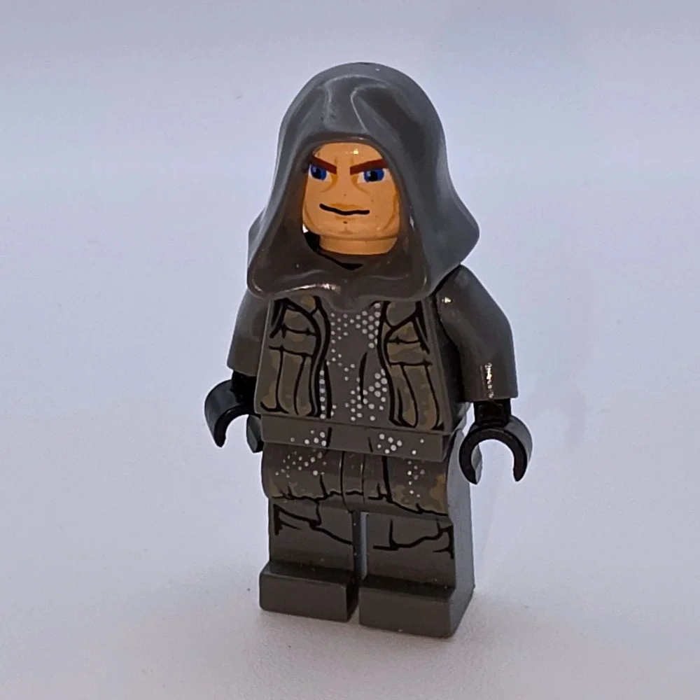LEGO Star Wars Minifigure OS Dark Gray Fair Unkar's Thug Incomplete As-is